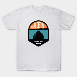 Lake District National Park Logo Badge Design T-Shirt